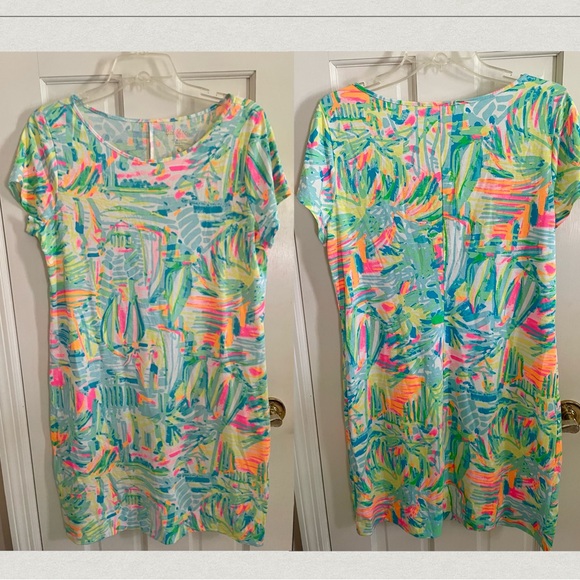 LILLY PULITZER Marlowe Dress NWT Size Large Sea Salt Sun NWT - Picture 7 of 9